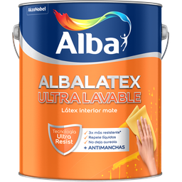 [1169001010] Albalatex Ultra lavable blanco x 10 lts.