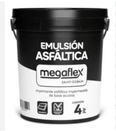 [96300015004] Megaflex emulsion asfaltica balde x 4 kgs.